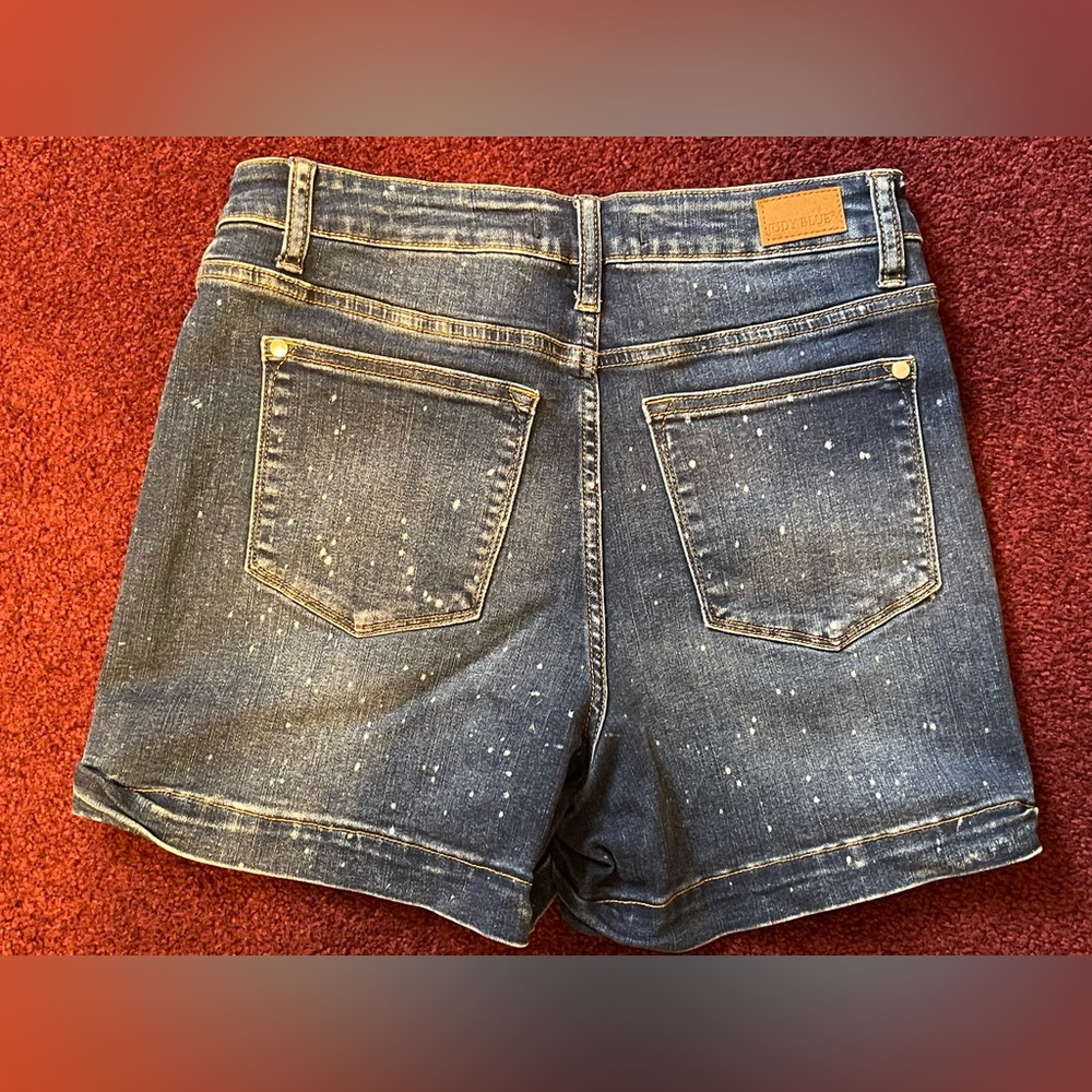 Judy Blue Dark Blue Jean Shorts - Picture 2 of 2